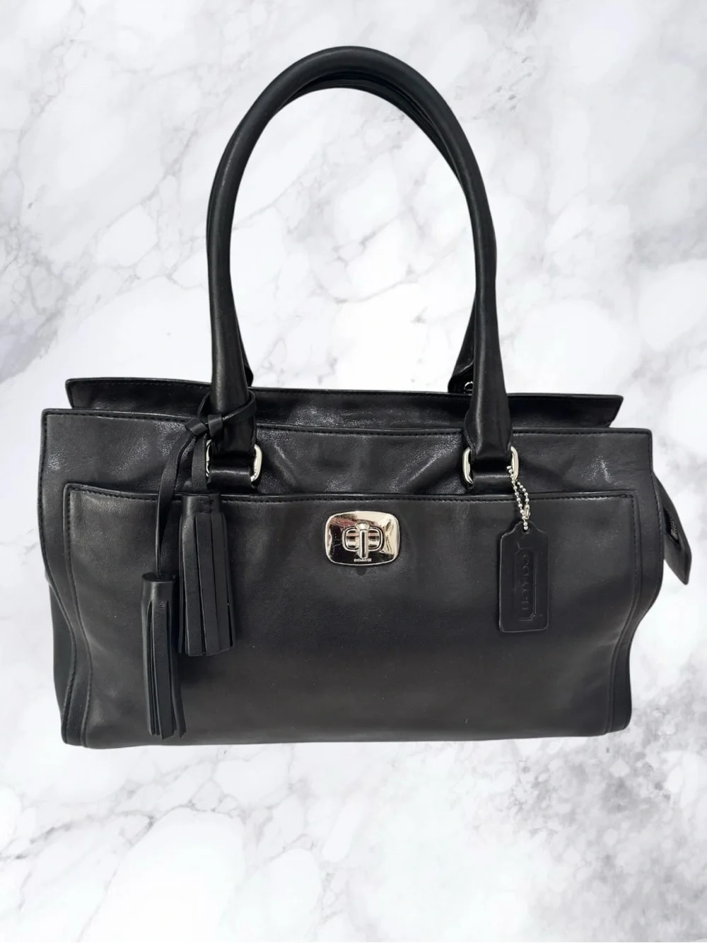 Coach Legacy Chelsea Satchel Carryall Black C1376-25359